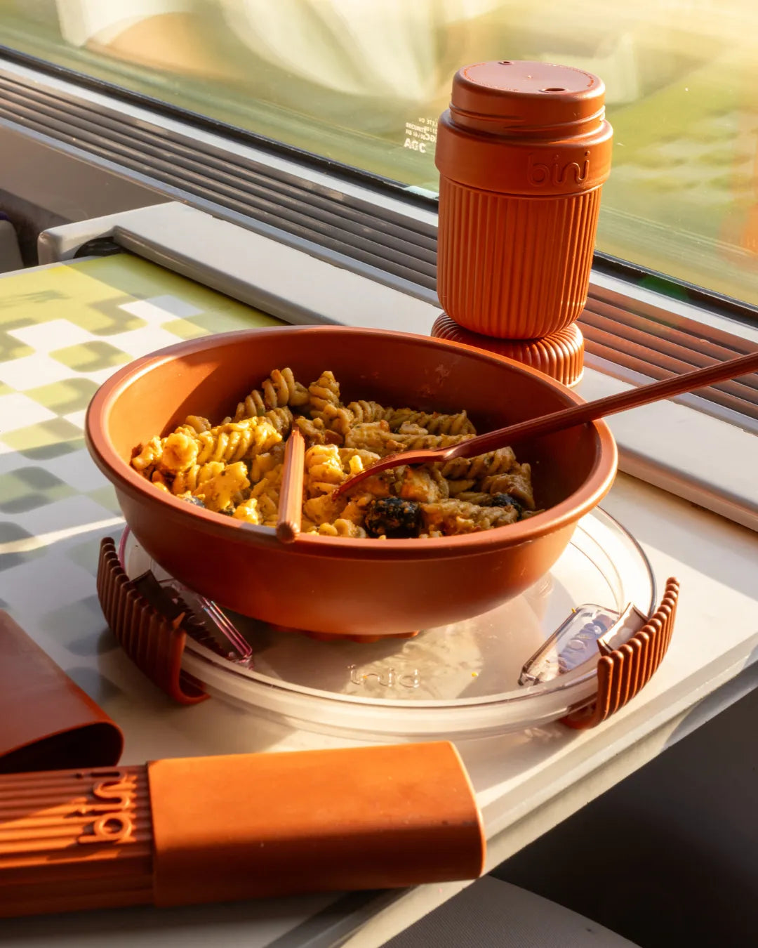 bini binibox lunbox dans le train