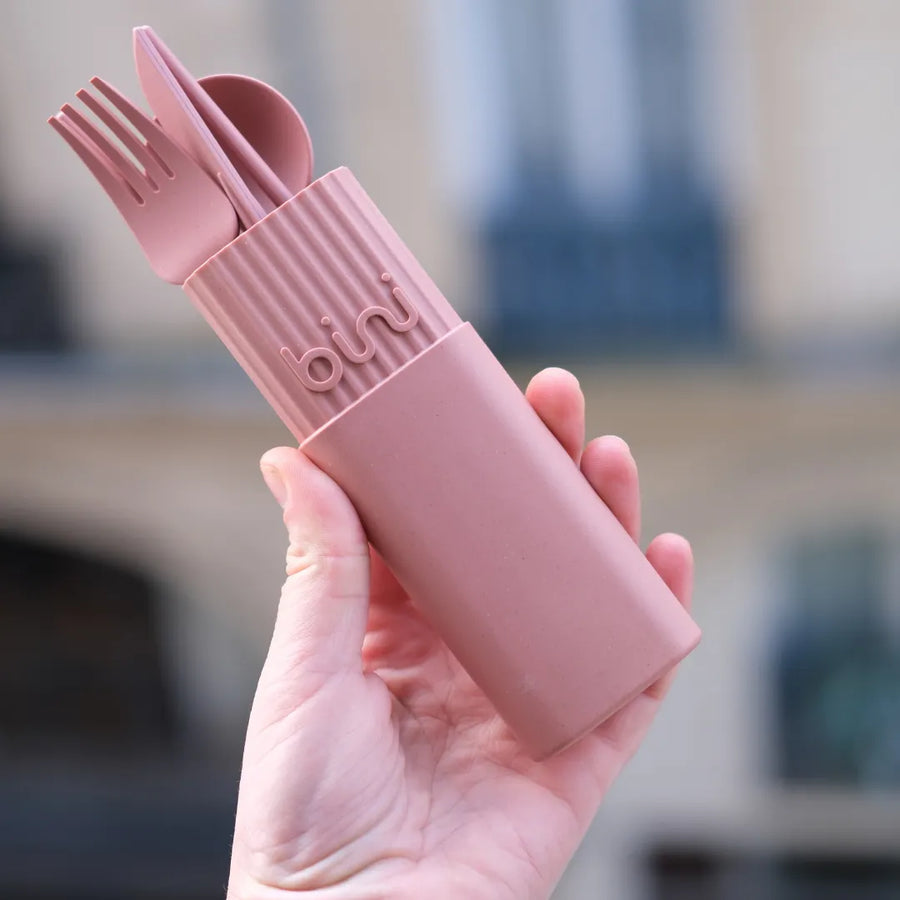 bini binikit kit de couverts reutilisables nomade matiere