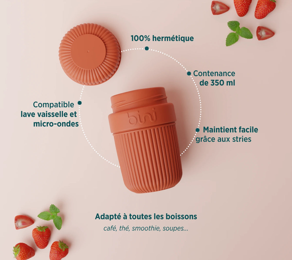 bini binimug mug nomade terracotta reutilisable