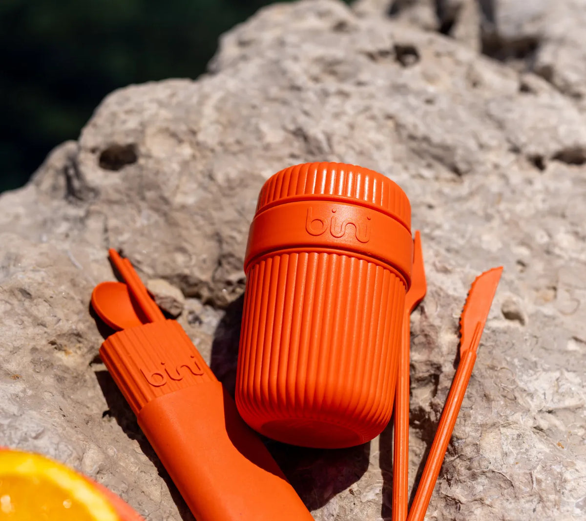 bini binimug mug reutilisable nomade orange 11zon 2