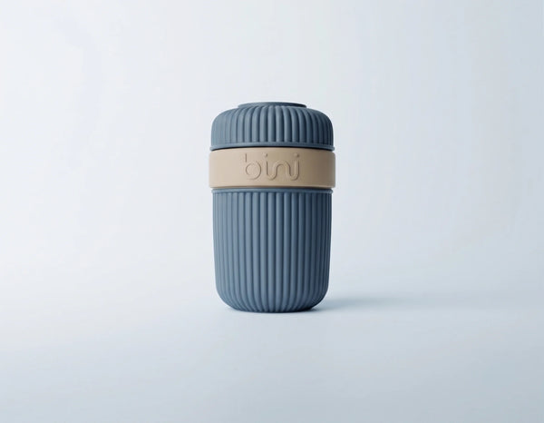 bini mug bicolore creme bleu