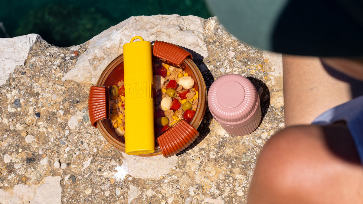 bini pack complet mug nomade kit de couverts lunchbox