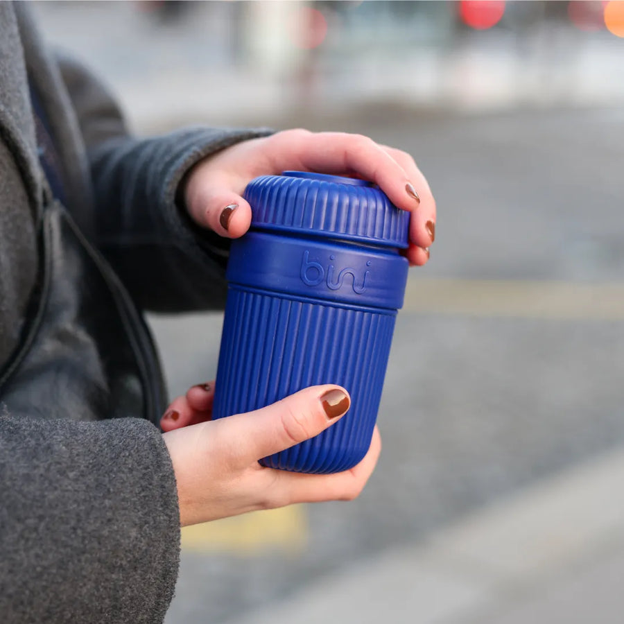 matiere Bini Binimug Mug Reutilisable Coloris Bleu Nuit