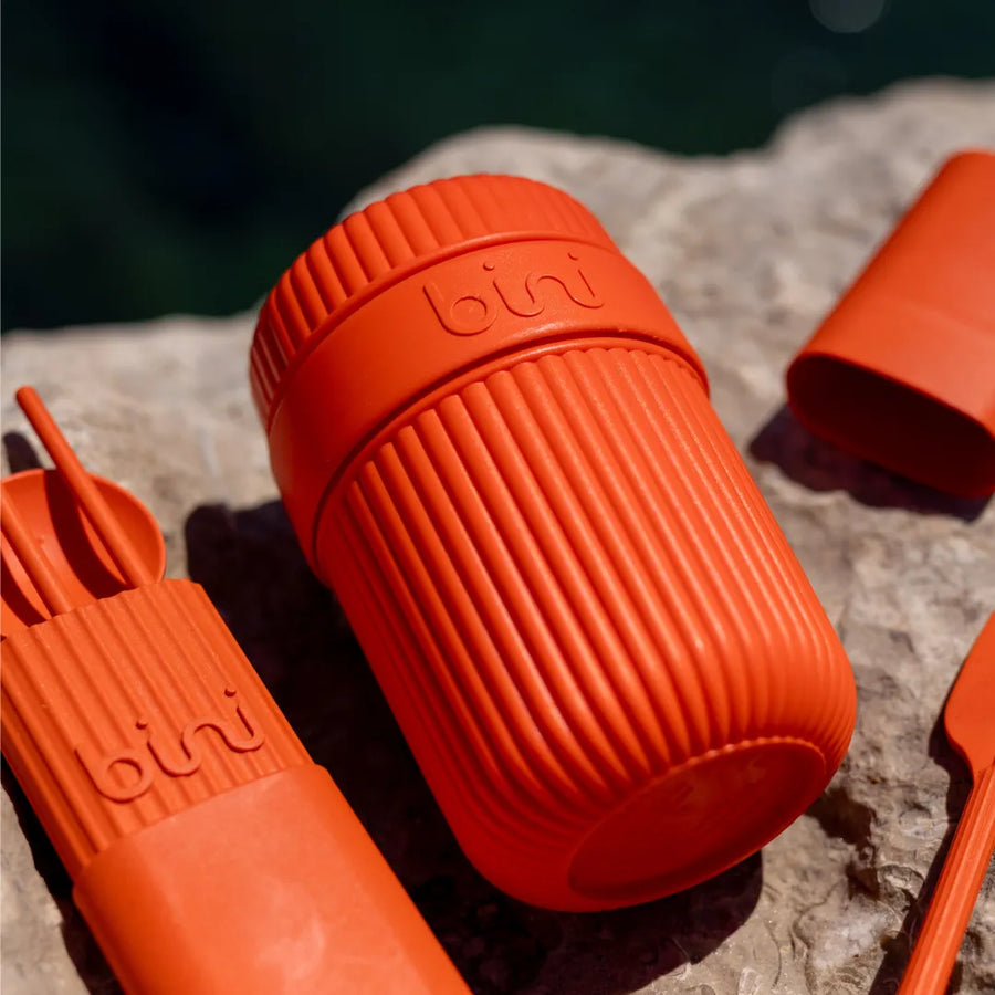 matiere bini binimug mug reutilisable nomade orange